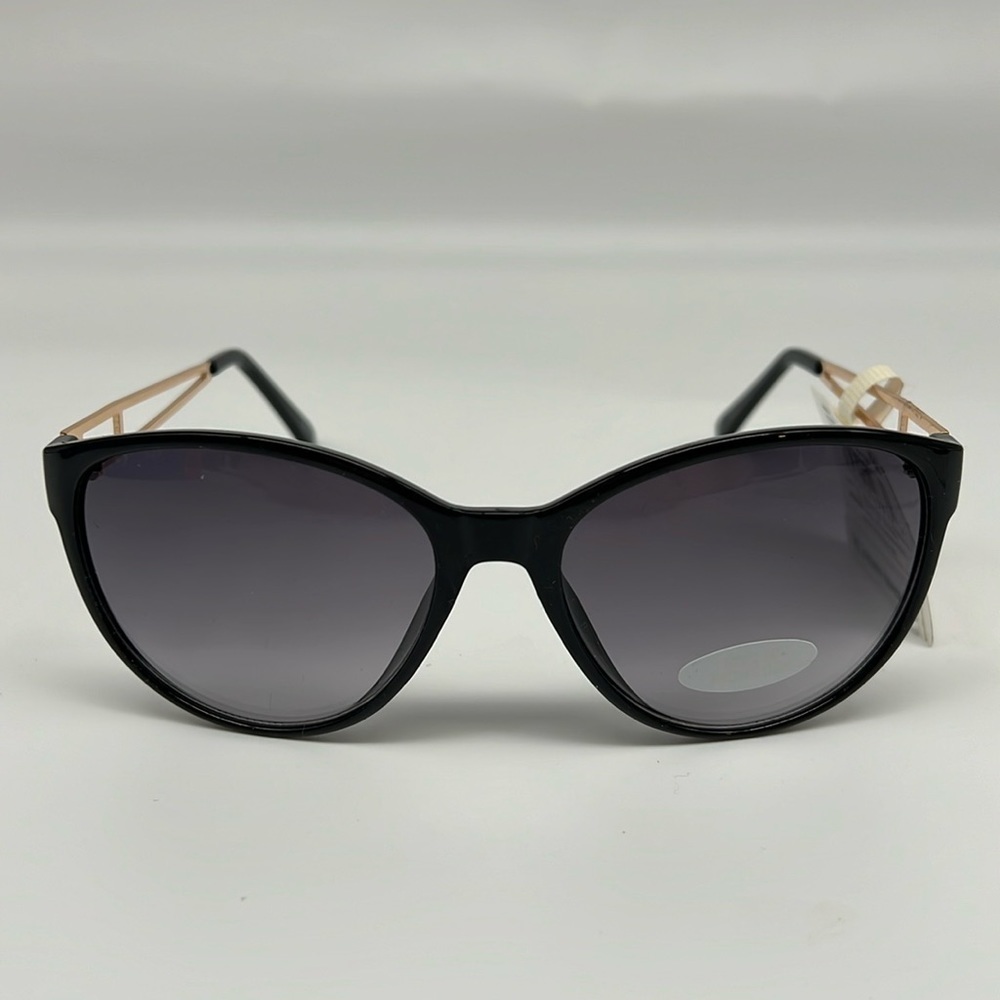 a.n.a Black Sunglasses with rose goldโ tone temple detail